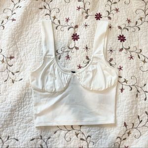 White Bustier Top